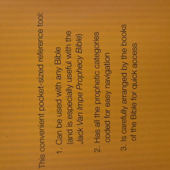 Jack Van Impe Prophecy Bible, New Third Edition. Brand New, Bible is sealed. - Picture 5 of 5